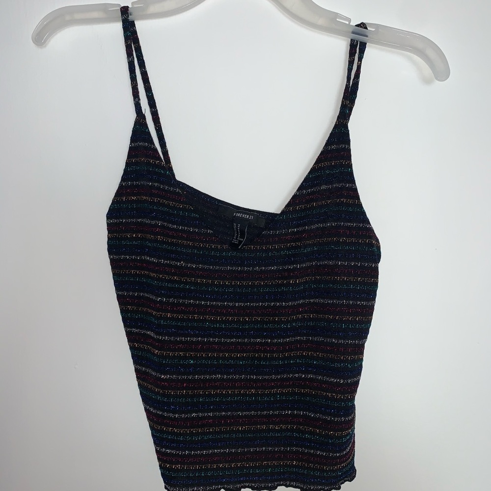 Forever 21 black crop top